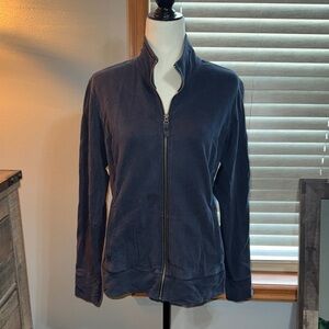 Classic Navy Zip-Up Women's Hoodie